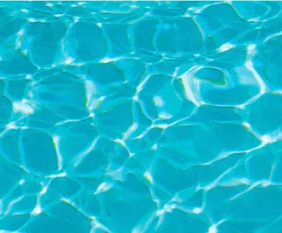 Aquamarine pool color water surface